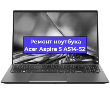Чистка от пыли и замена термопасты на ноутбуке Acer Aspire 5 A514-52 в Москве